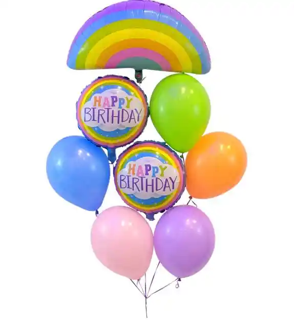 Rainbow birthday bouquet