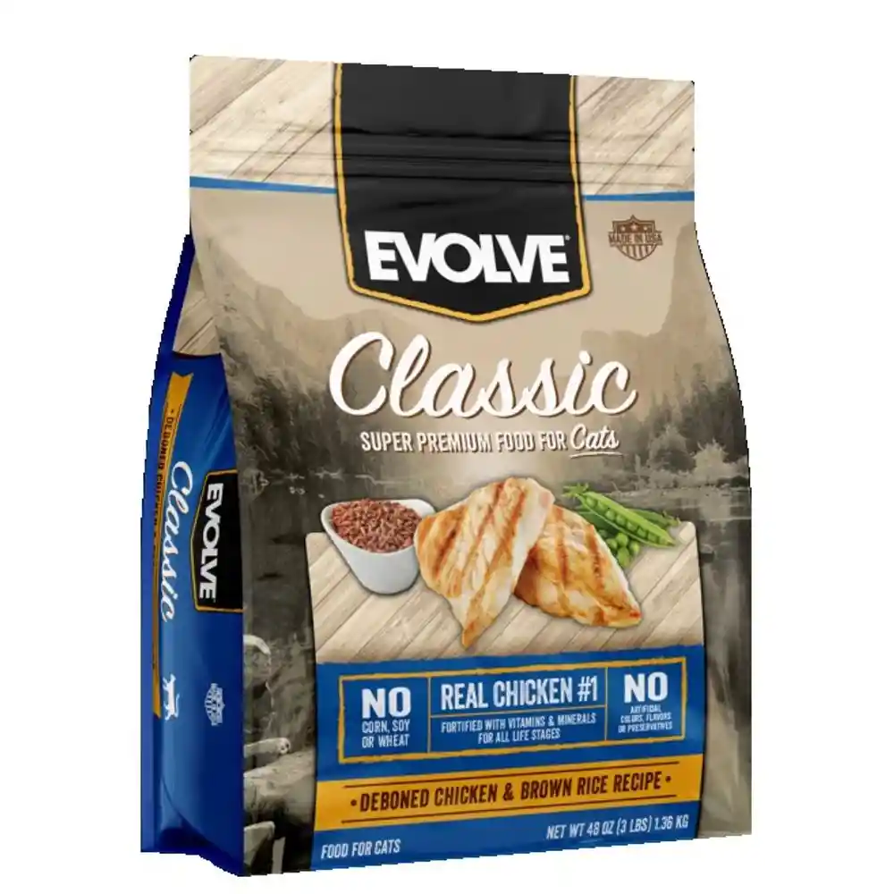 EvolveCat Classic Chicken - Pollo 3 Lb - 1.36 Kg