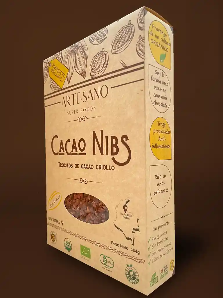 Organic Nibs De Cacao O Artesano