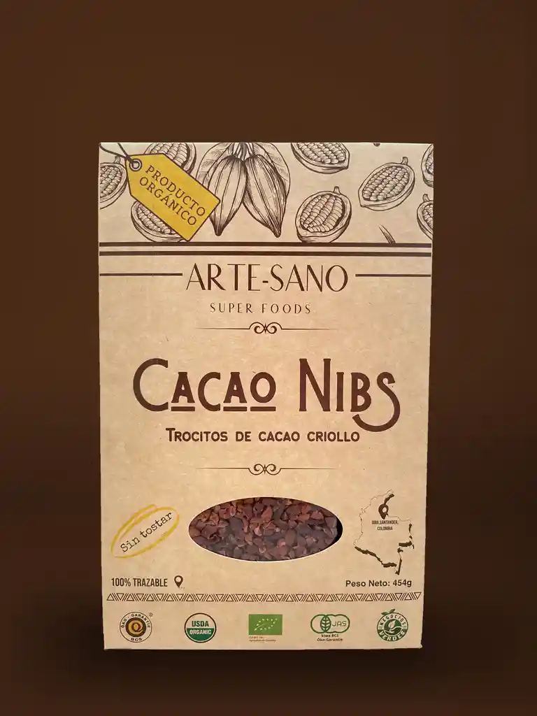 Organic Nibs De Cacao O Artesano