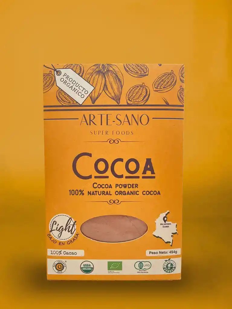 Cacao en polvo orgánico ARTESANO