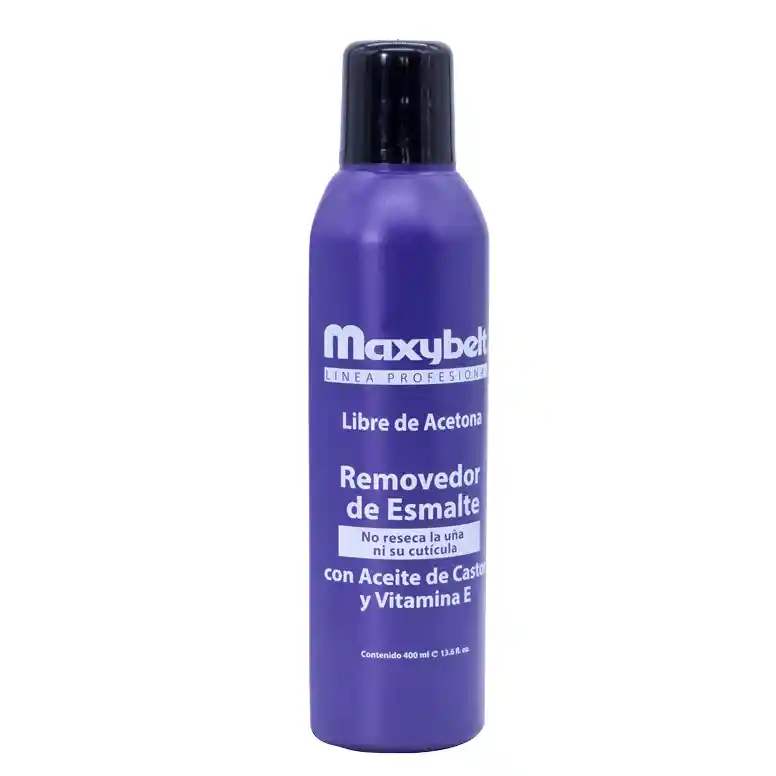 REMOVEDOR DE ESMALTE X400ML MAXYBELT 