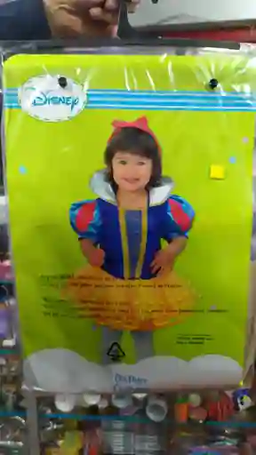 Disfraz De Blanca Nieves, Talla 2, Marca Disney - Usado