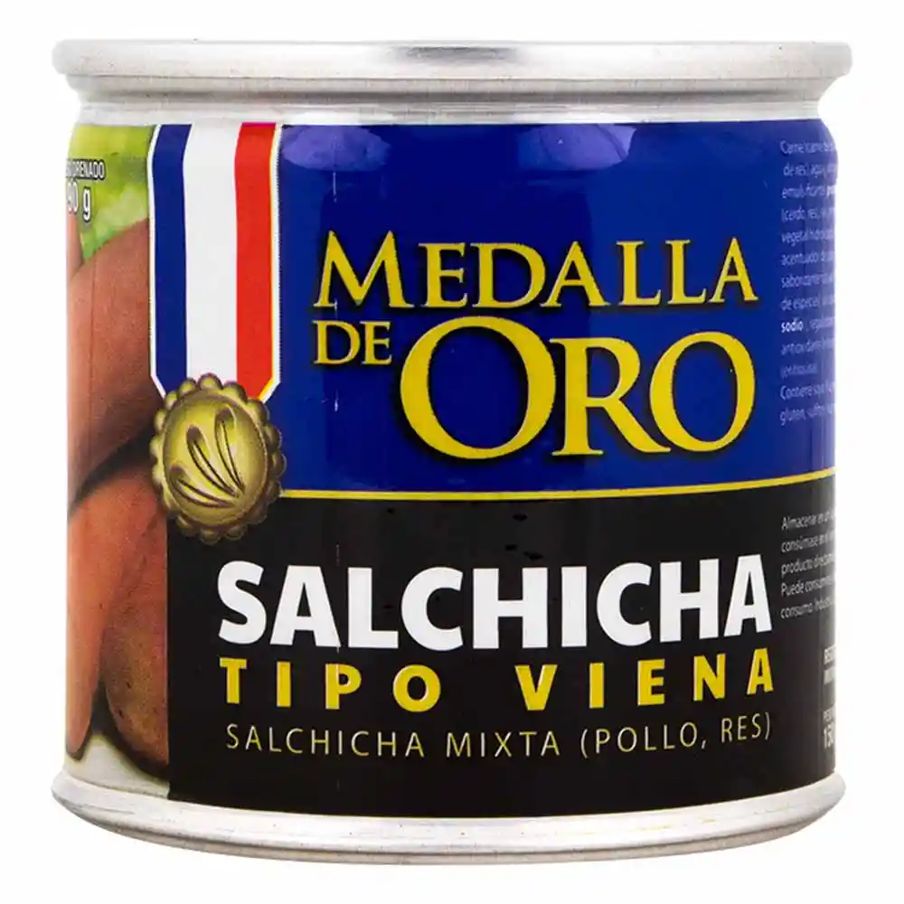 Salchicha Lata Medalla de Oro