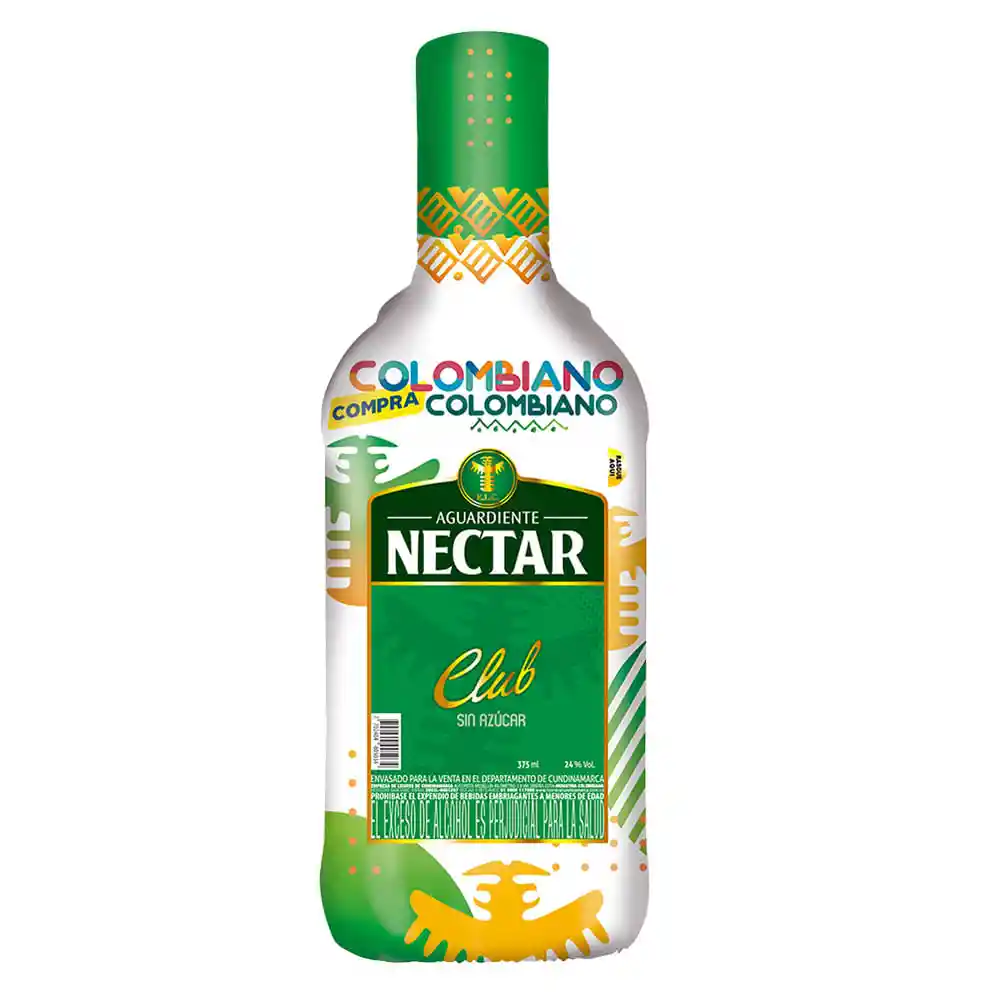 Nectar Aguardiente Club 375Ml