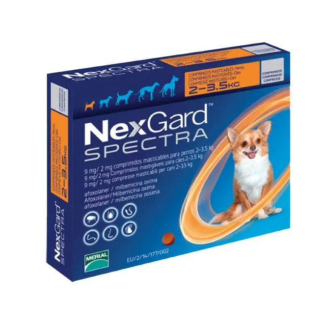 Nexgard Spectra Tableta 2 - 3.5 Kg
