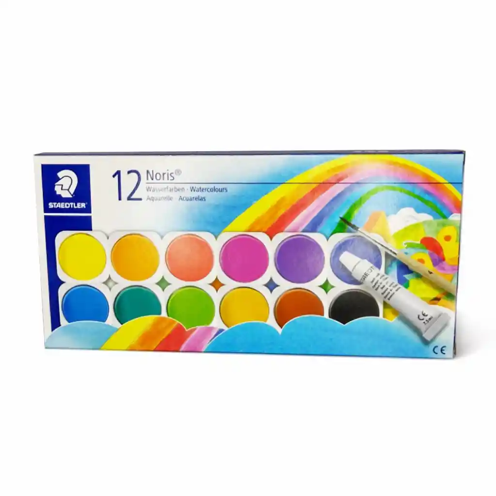 Staedtler Acuarelas En Pastillas Nories Caja X 12 Unds.