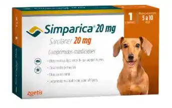 Simparica antiulgas para perro de 5 a 10 kg