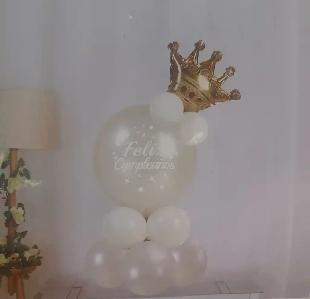 Globos De Decoracion De Cumpleaños Blanco