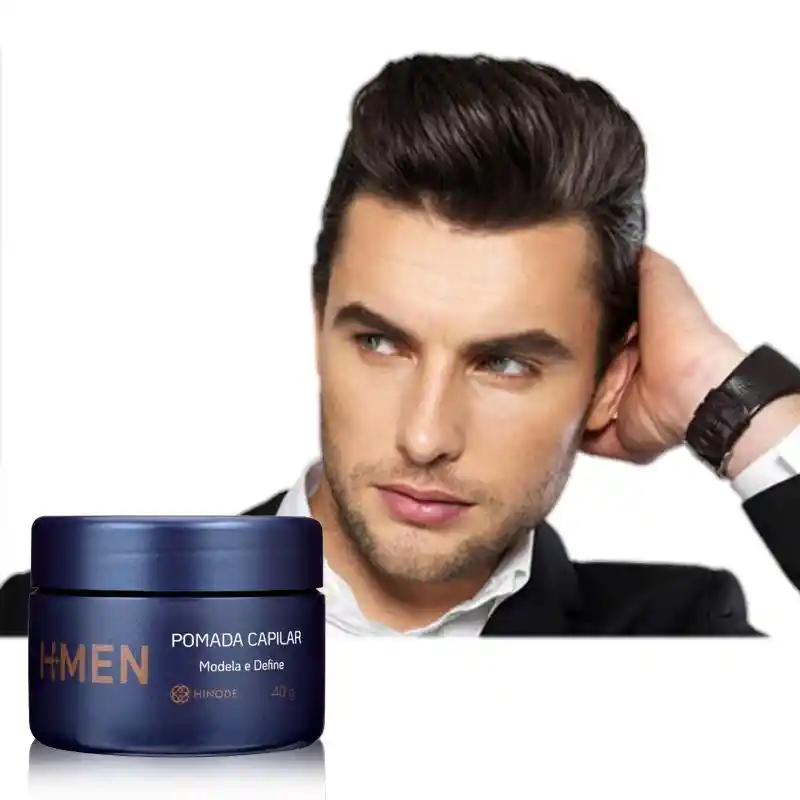 Pomada Para El Cabello H-men Hnd Cuidado Cabello Masculino Fijación Cera Capilar