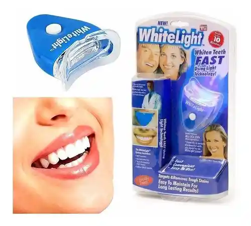 Kit De Blanqueamiento Dental White Ligth Aplicador Facil Uso