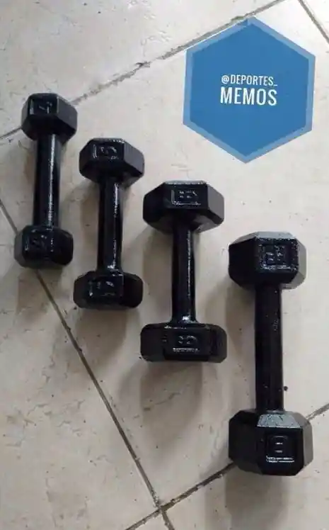 Mancuernas en hierro 2 lb