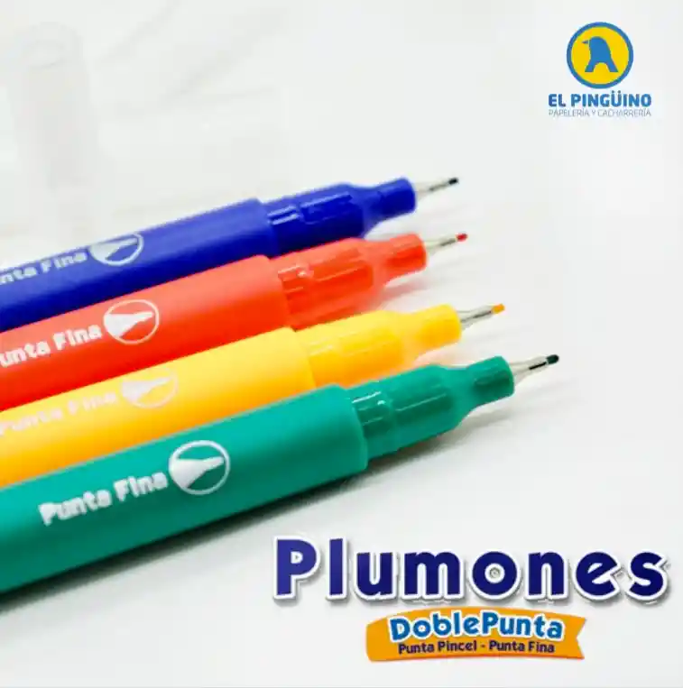 Plumon Punta Pincel Doble Punta x 48 Artisan 