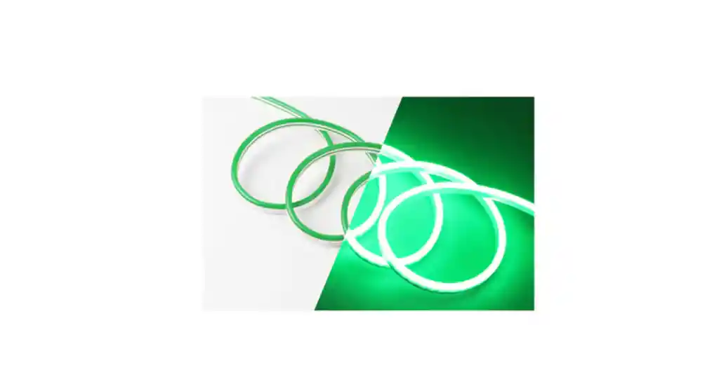 Neon Flex 12v Rollo X 5 Metros Incluye Adaptador Color Verde