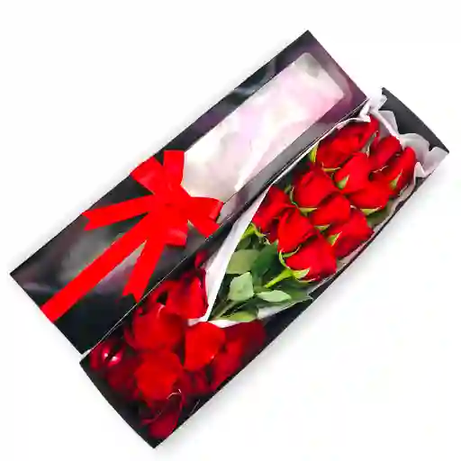 Caja de 12 Rosas