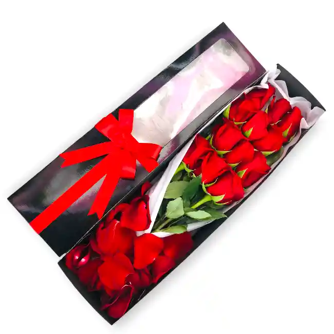 Caja de 12 Rosas