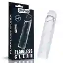 FLAWLESS CLEAR PENIS SLEEVE ADD 1''