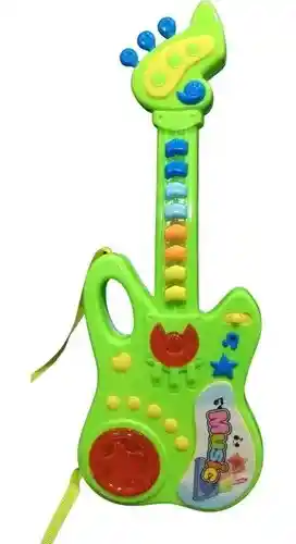 Guitarra Juguete Luces Sonido Niños Regalo Instrumento Musica