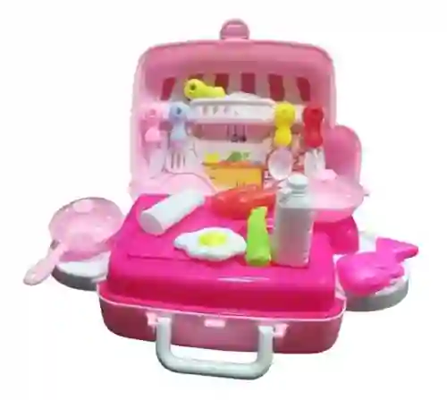 Lonchera Set De Cocina Carrito Juguete Niña Regalo