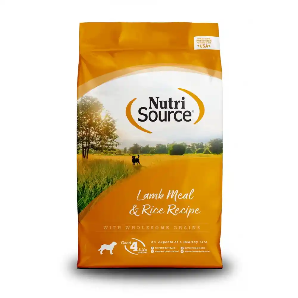 NutriSource Comida Para Perroslamb Meal & Rice 13.6 Kg