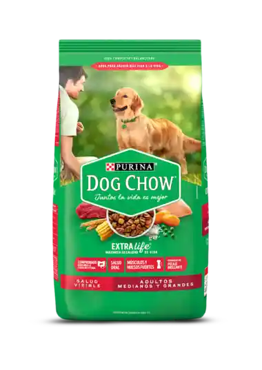 Dog Chow Alimento para Perro Adulto Mediano y Grande