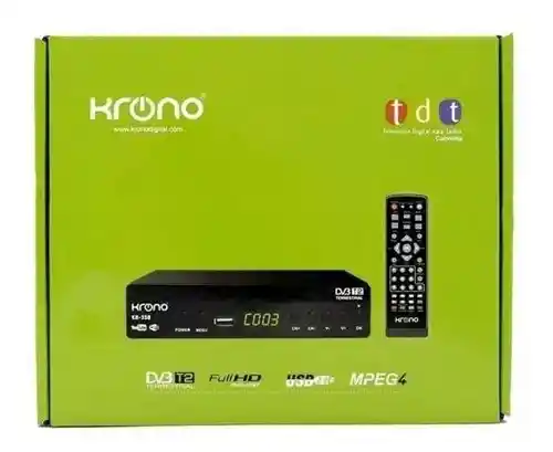 Tdt Decodificador Krono Receptor Tv Digital Dvb Hdmi Antena
