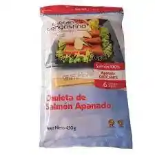 Chuletas de salmón Apanadas