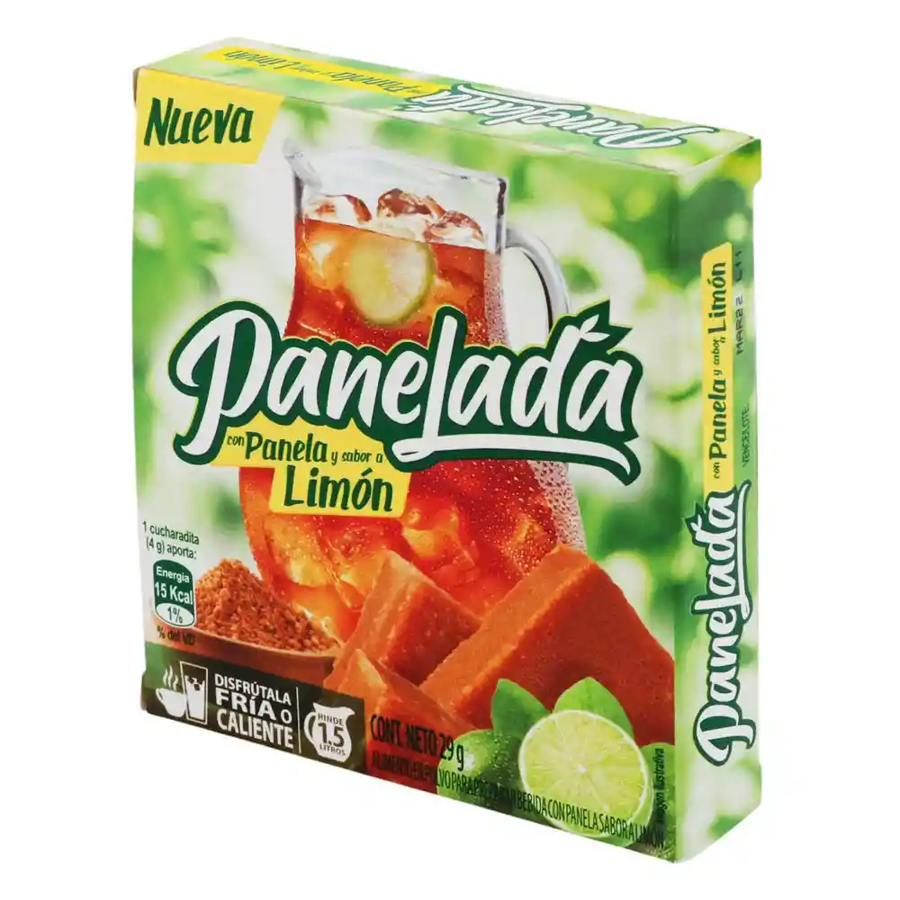 Panelada Alimento En Polvo Sabor Limon29 Gr