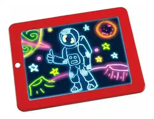 Tablero Multicolor Led Magic Pad 8 Colores Dibujo Niños Rgb