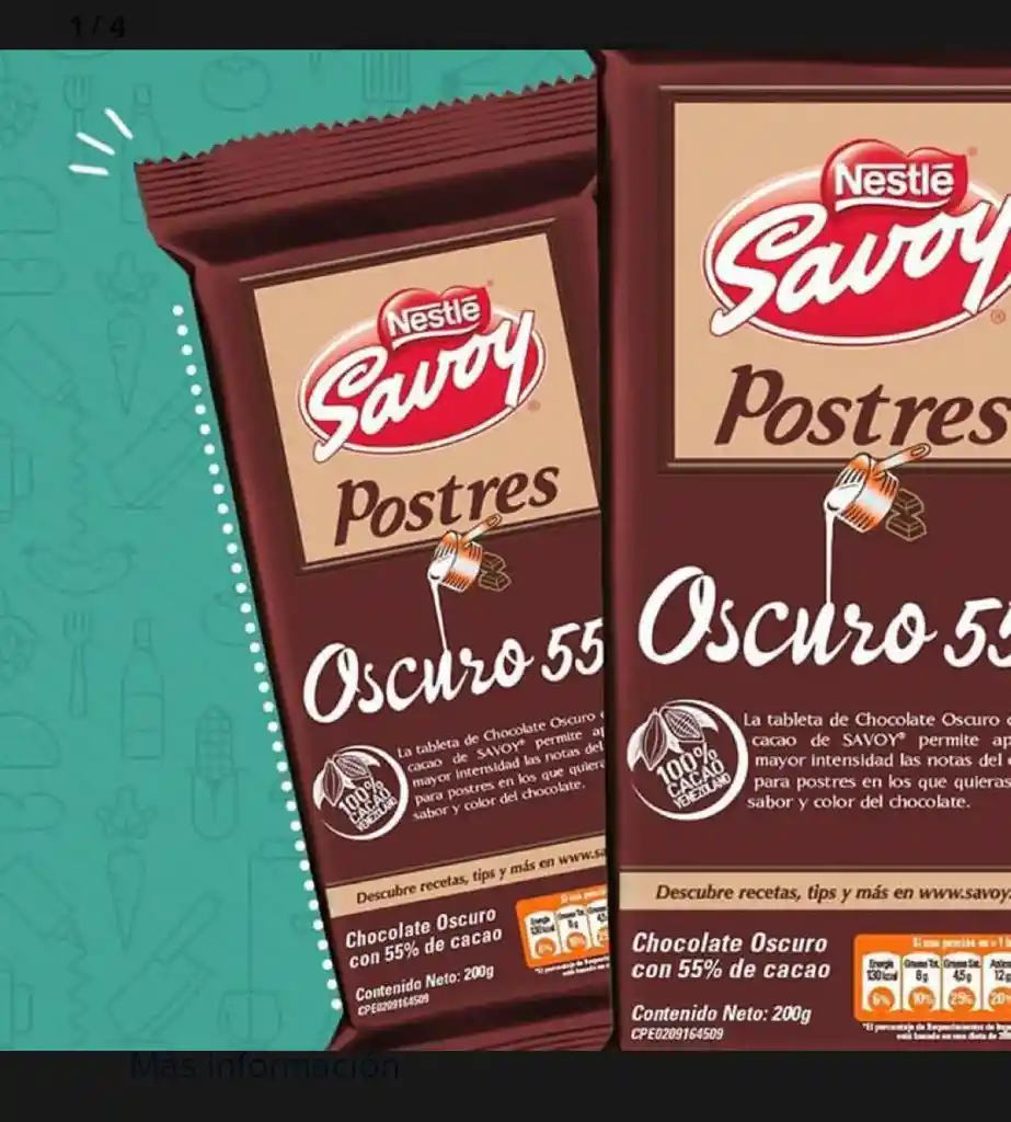 Tu Rappi Choco Chocolate oscuro - Rappi