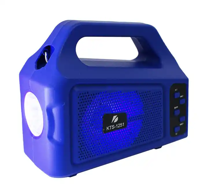 Parlante Recargable De 3" Con Linterna Kts-1251