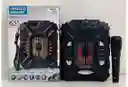 Parlante Recargable De 6,5" Pulgadas Con Micrófono Y Control Ktx-1222