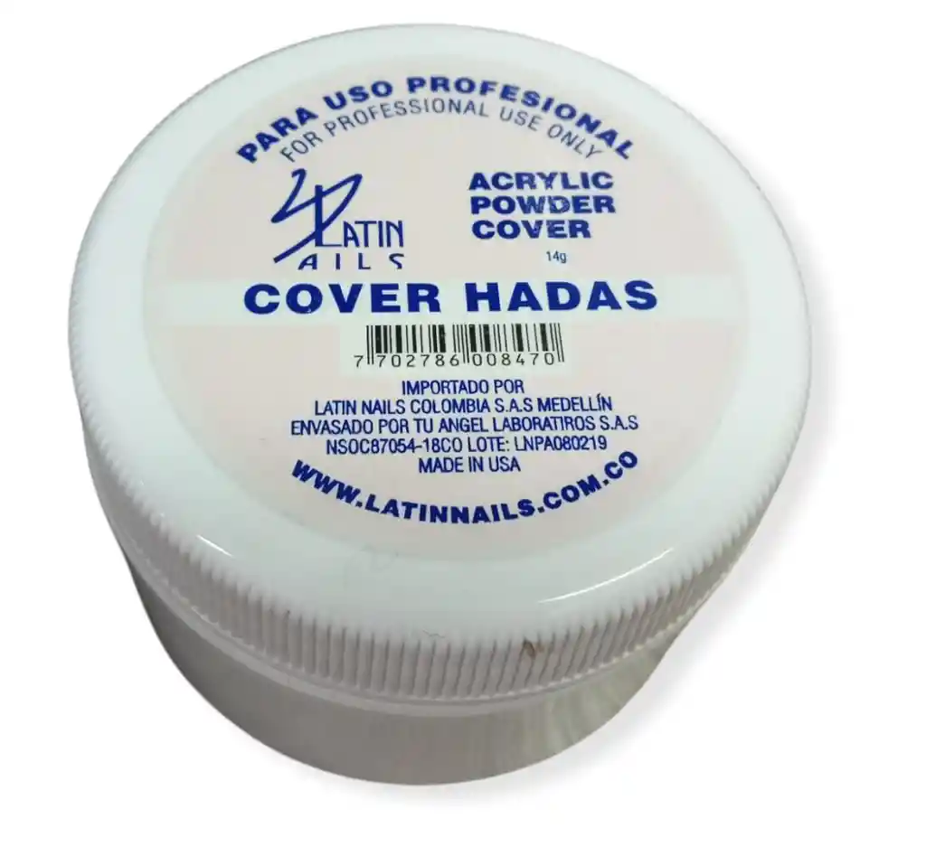 Polvo Acrílico Cover Hadas Latín Nails X 14g