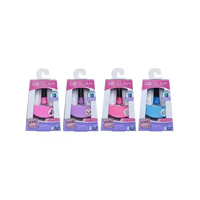 Go Glam Repuesto Estampado Uñas Mini Con Esmalte X 1 Spin Ma repuesto