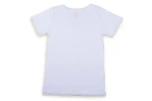 Combo X3 Camiseta Mujer Encaje Manga Corta Blanca Talla S 