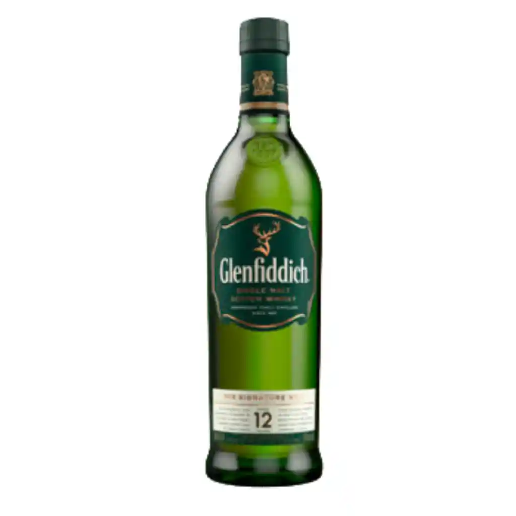 Glenfiddich 12 Media Botella