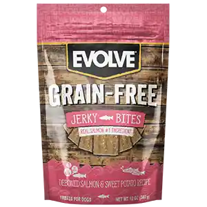 EvolveDog Snack Grain Free Jerky Salmon 12 Oz-340 Gr