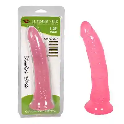 Dildo Consolador Chupa Summer Rosa