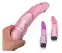 Dildo Consolador Vibrador Curvy Morado