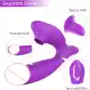 Vibrador y succionador doble unisex USB