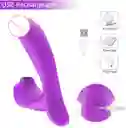 Vibrador y succionador doble unisex USB