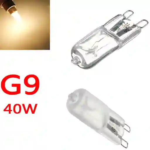 BOMBILLO HALOGENO LUZ CALIDA G9 110V