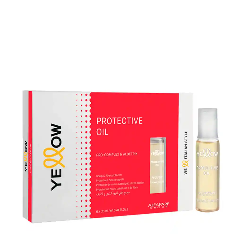 Yellow Ampolleta Protective Oil 6 und. x 13 ML