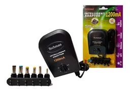 ADAPTADOR INTELIGENTE 12V 1.2 AMP 6 PLUGS