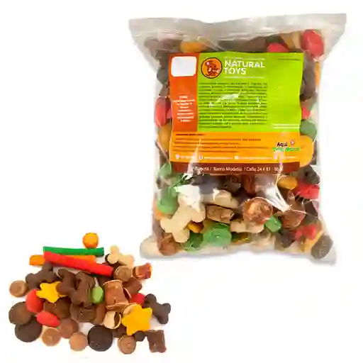 Snacks Mixtos De Fibras Y Proteina Natural 1 Kl (para Perros) (recarga)