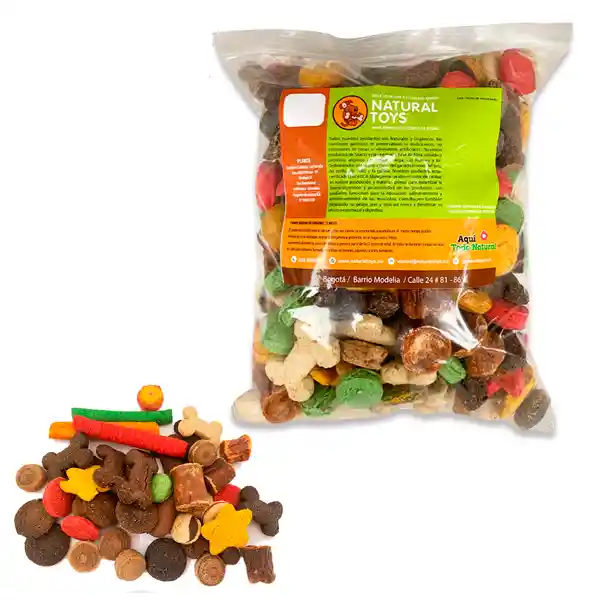 Snacks Mixtos De Fibras Y Proteina Natural 1 Kl (para Perros) (recarga)