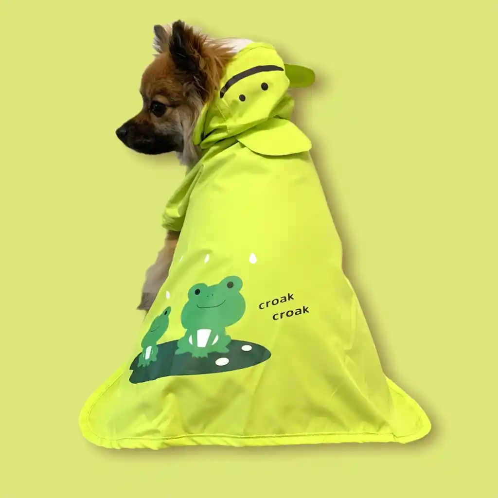 Impermeable Chubasquero Para Perro Sapo