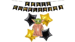 Kit De Cumpleaños Baby Yoda - Fiesta Decoración Star Wars