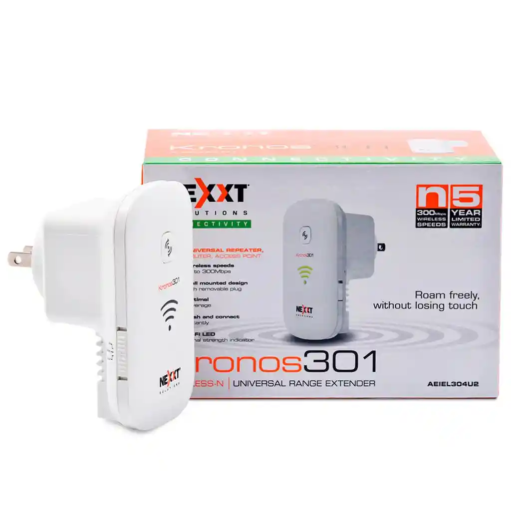 Nexxt Repetidor Kronos 301 Extensor Wifi 300 Mbps