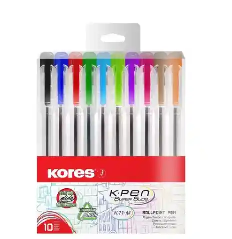 Kores Boligrafo K11-M X 10 Uds - Unidad A $3320